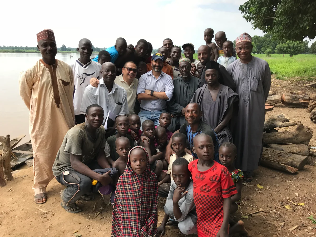 Good Earth leadership team on the ground with local agricultural community