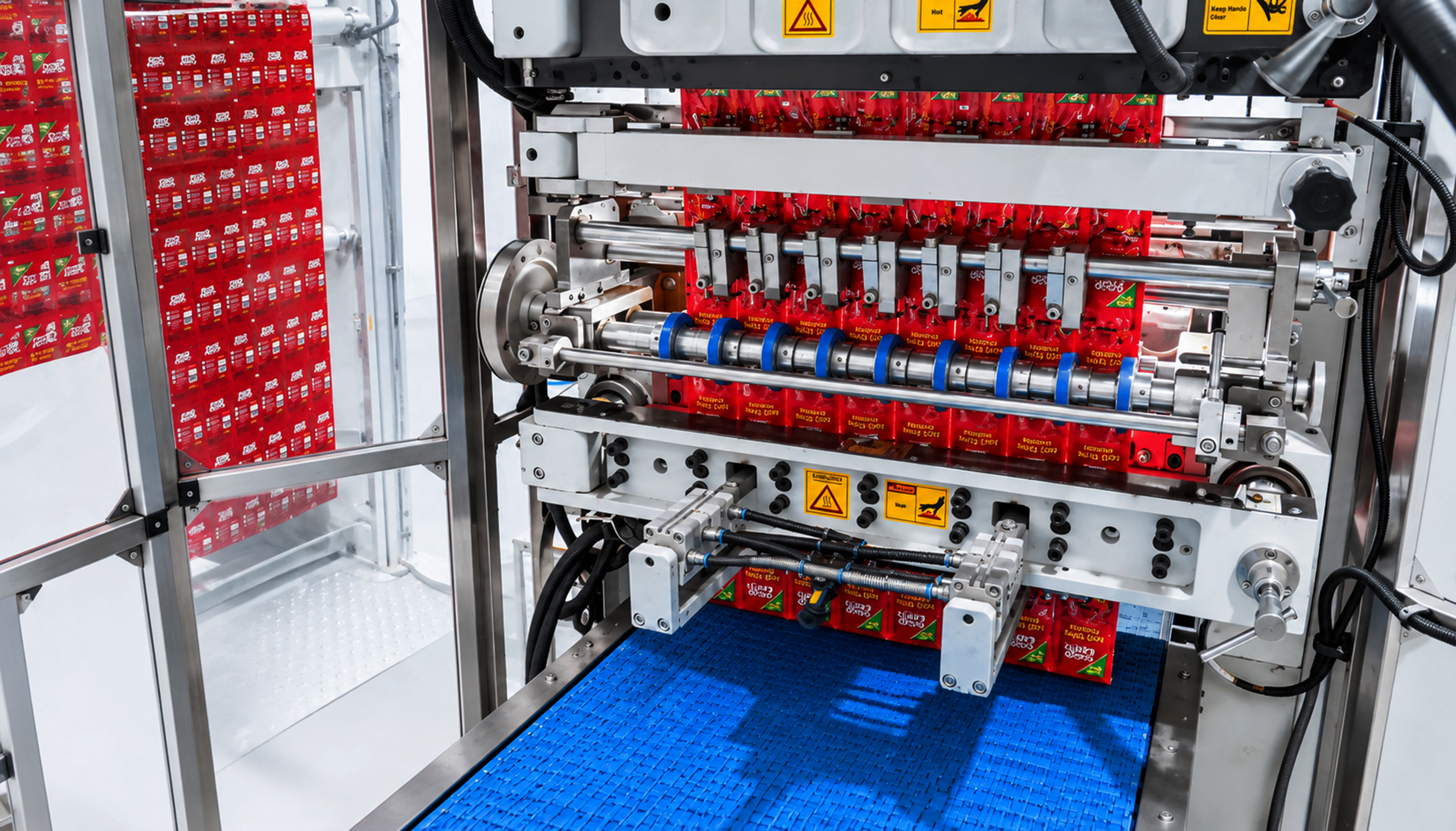 TG Agri Farms continuous automated vertical form-fill-seal packaging unit